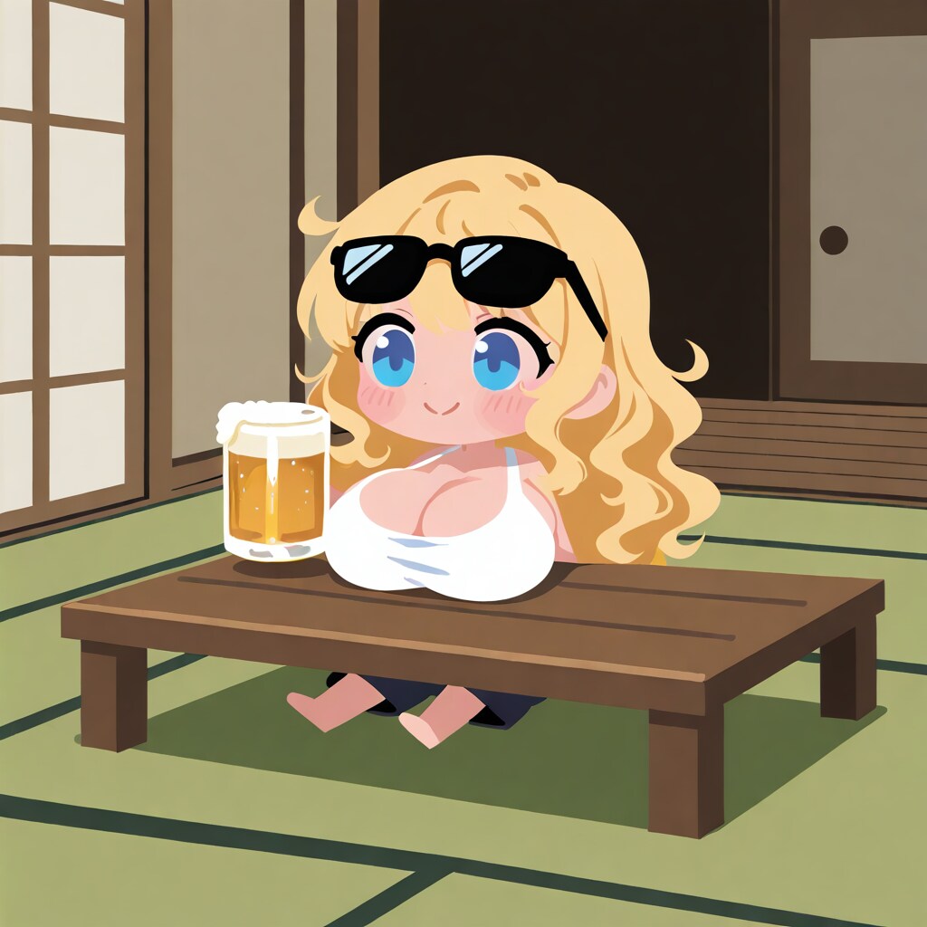 暑い日はビールななっちゃん
