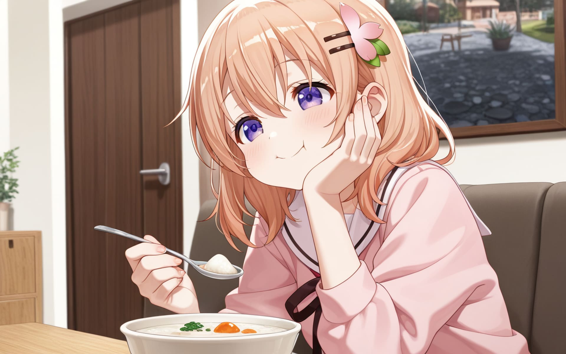 【保登心愛】「チノちゃんのシチューはいつも美味しいよ」 | の人気AIイラスト・グラビア