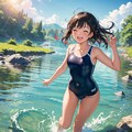 川で涼しく！ 5枚目