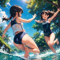 川で涼しく！ 2枚目