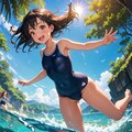 川で涼しく！ 3枚目