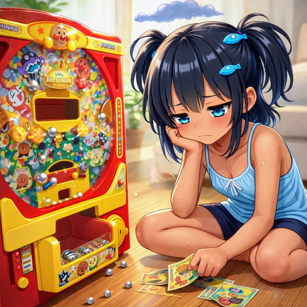 パチンコに熱中するこなつちゃん