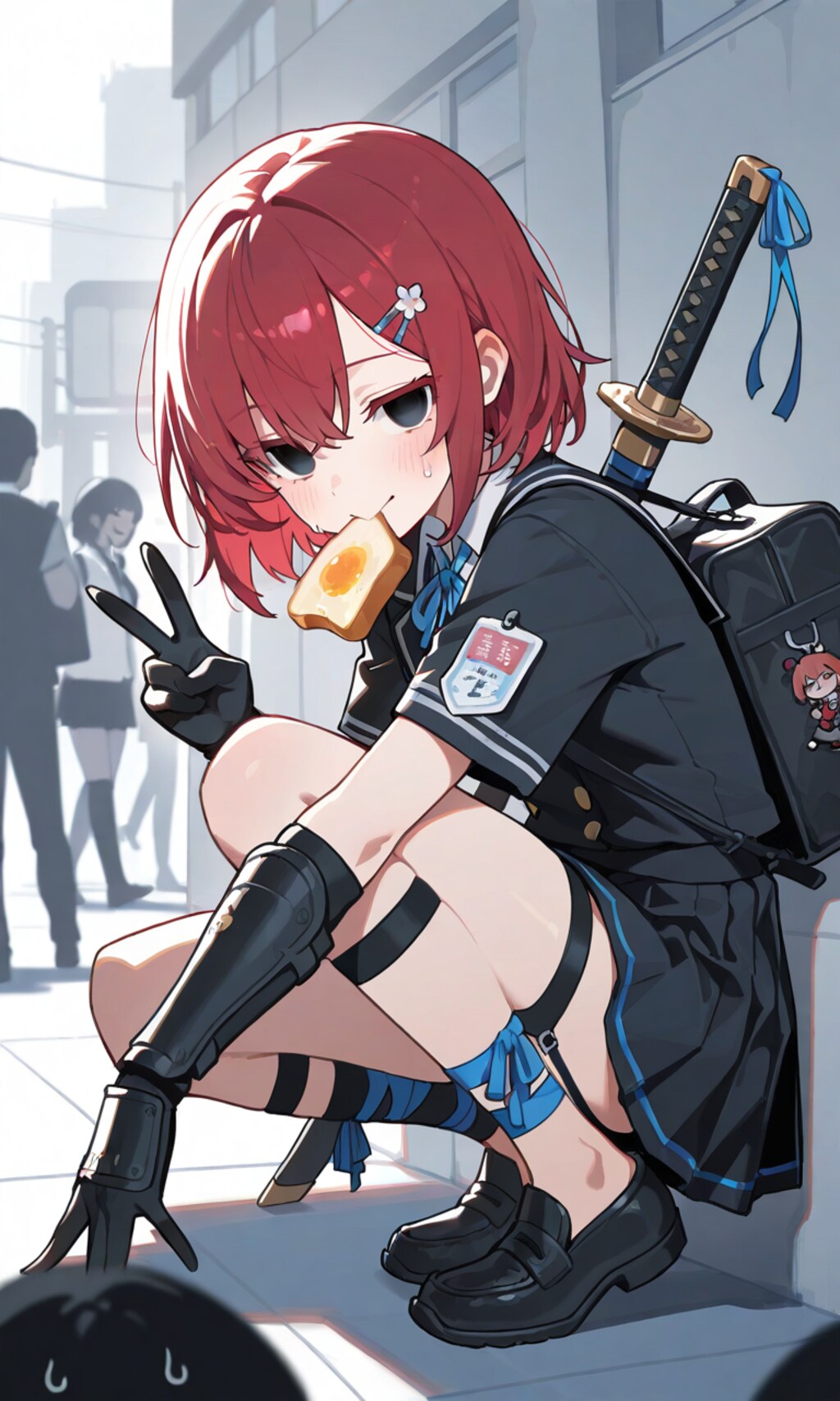 急いでたから…