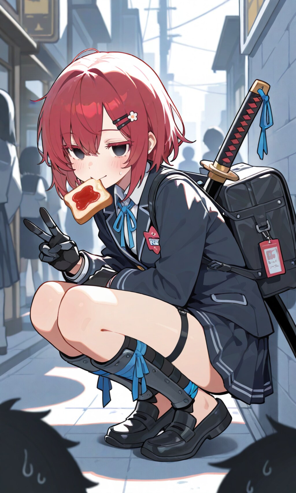 急いでたから…