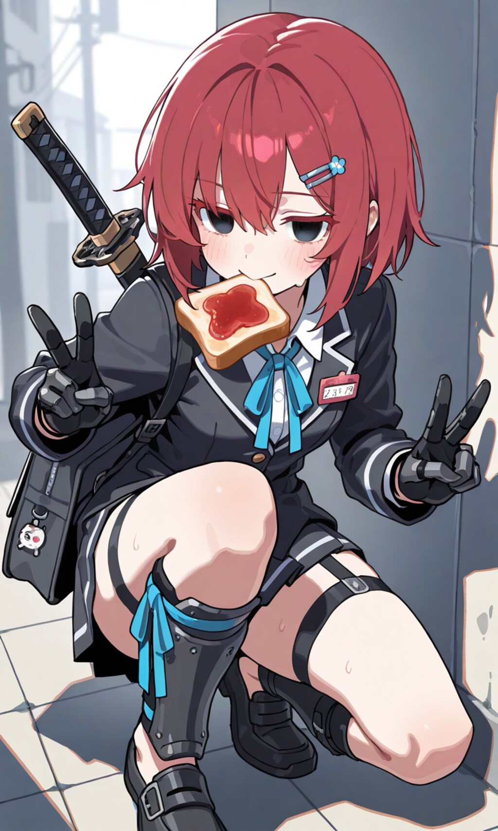 急いでたから…