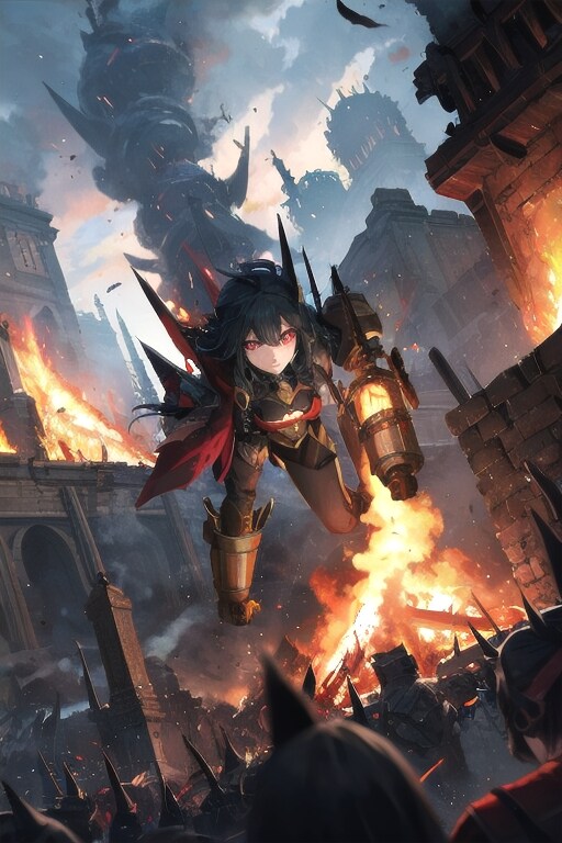 魔宮の攻防 | の人気AIイラスト・グラビア
