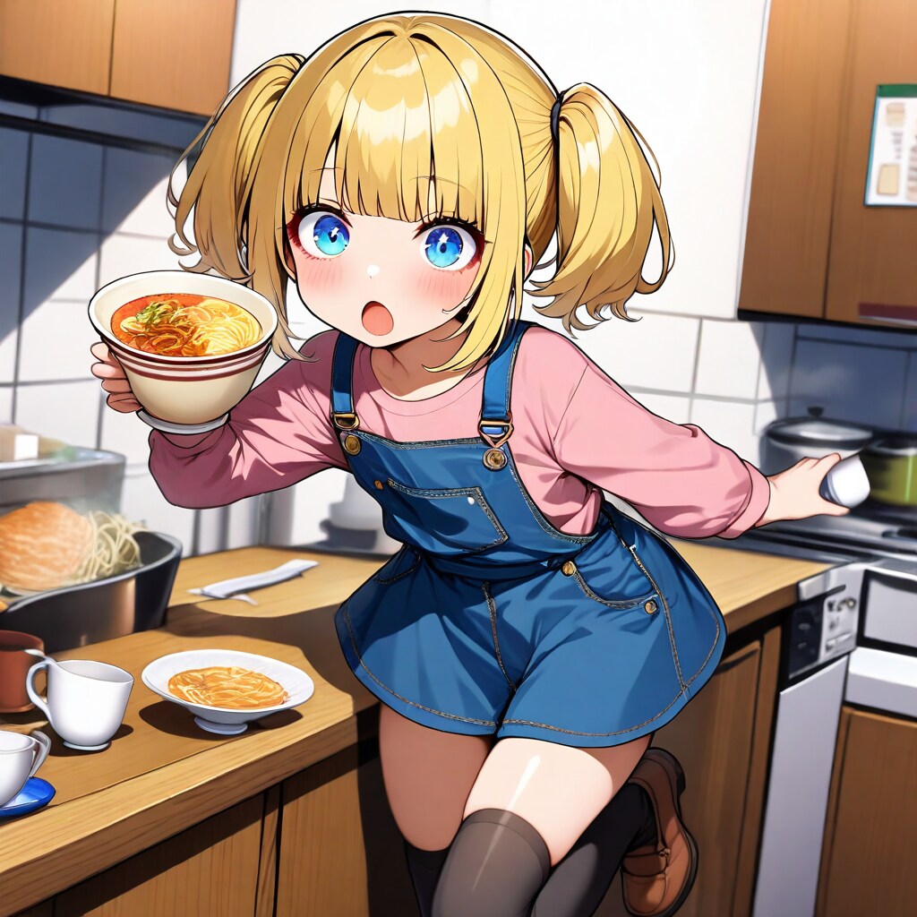 カップ麺を運ぼうとして・・・