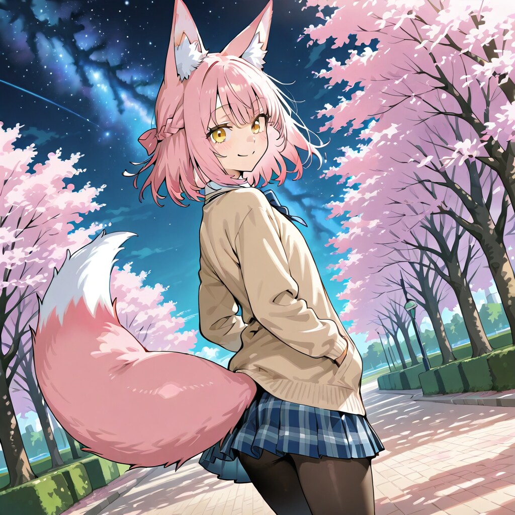 夜花見狐娘・長女