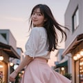 初夏の風のファッション 2枚目