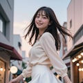 初夏の風のファッション 4枚目