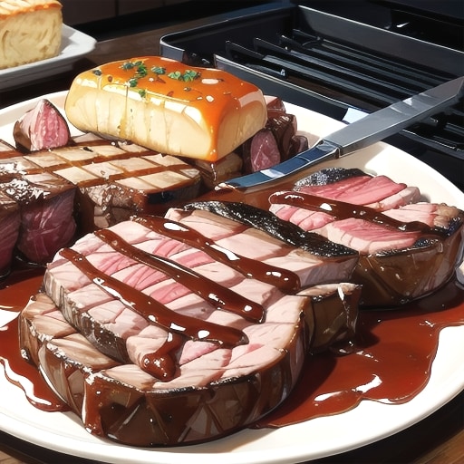 ステーキ | の人気AIイラスト・グラビア