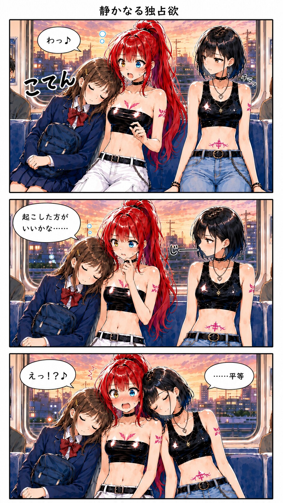 対抗意識‥‥？