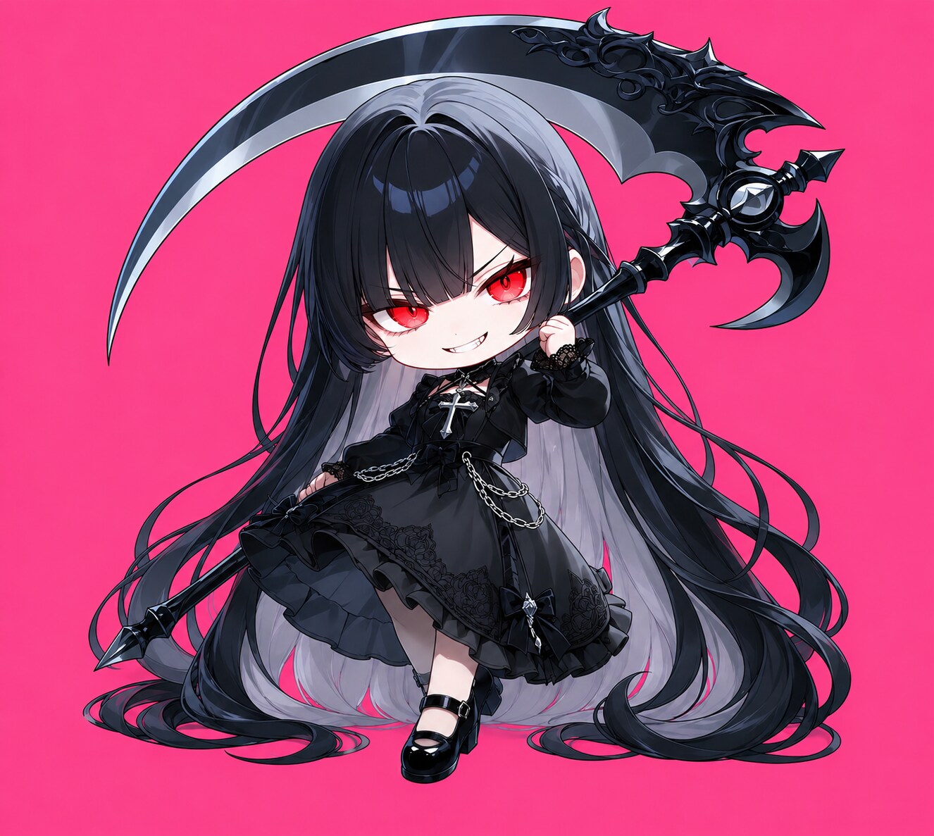 死神姫【ルミエール・ノクターン画風】 | の人気AIイラスト・グラビア