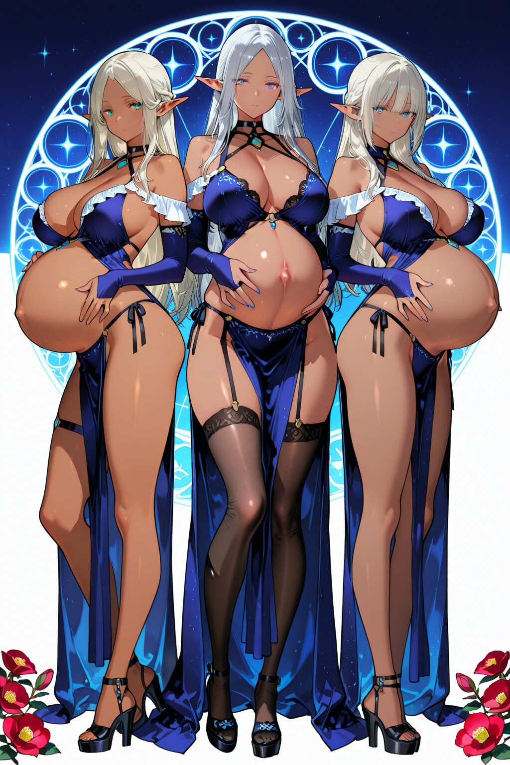 「蒼天胎動の三女神」
