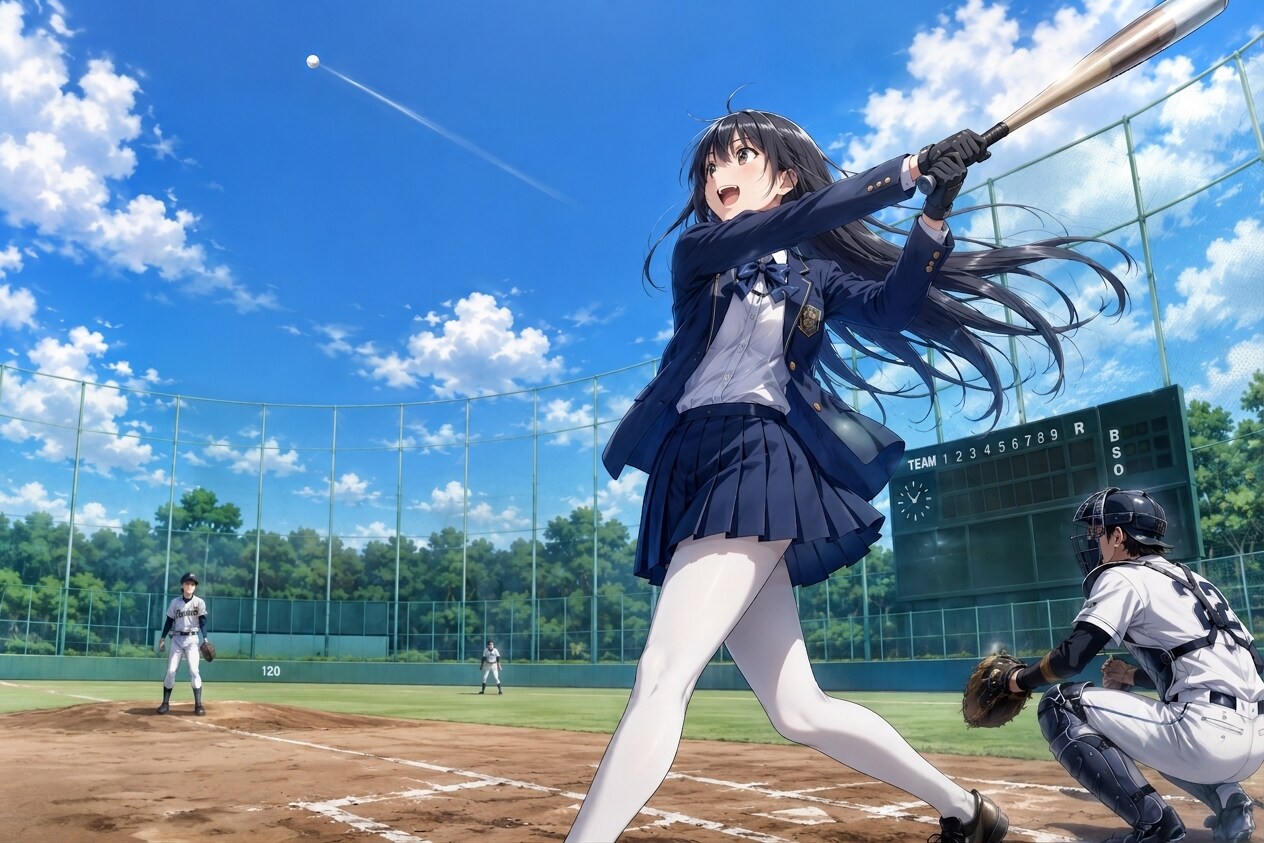 飛び入り参加するJK