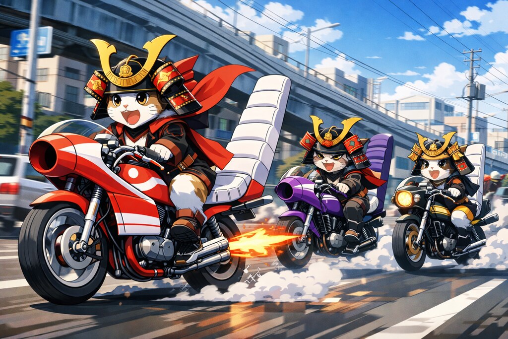 走り出したら止まらないぜ！