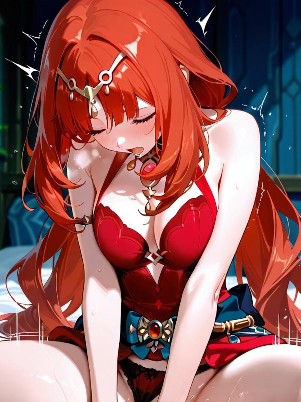 (原神)ニィロウ×スカーレット❤️ッチ(MCUコラボ)