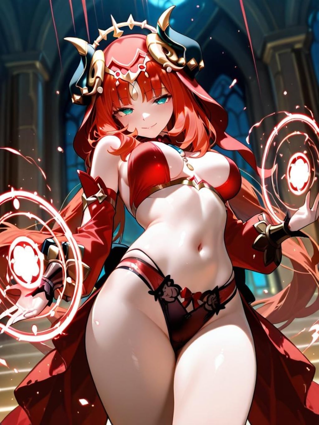 (原神)ニィロウ×スカーレット❤️ッチ(MCUコラボ)