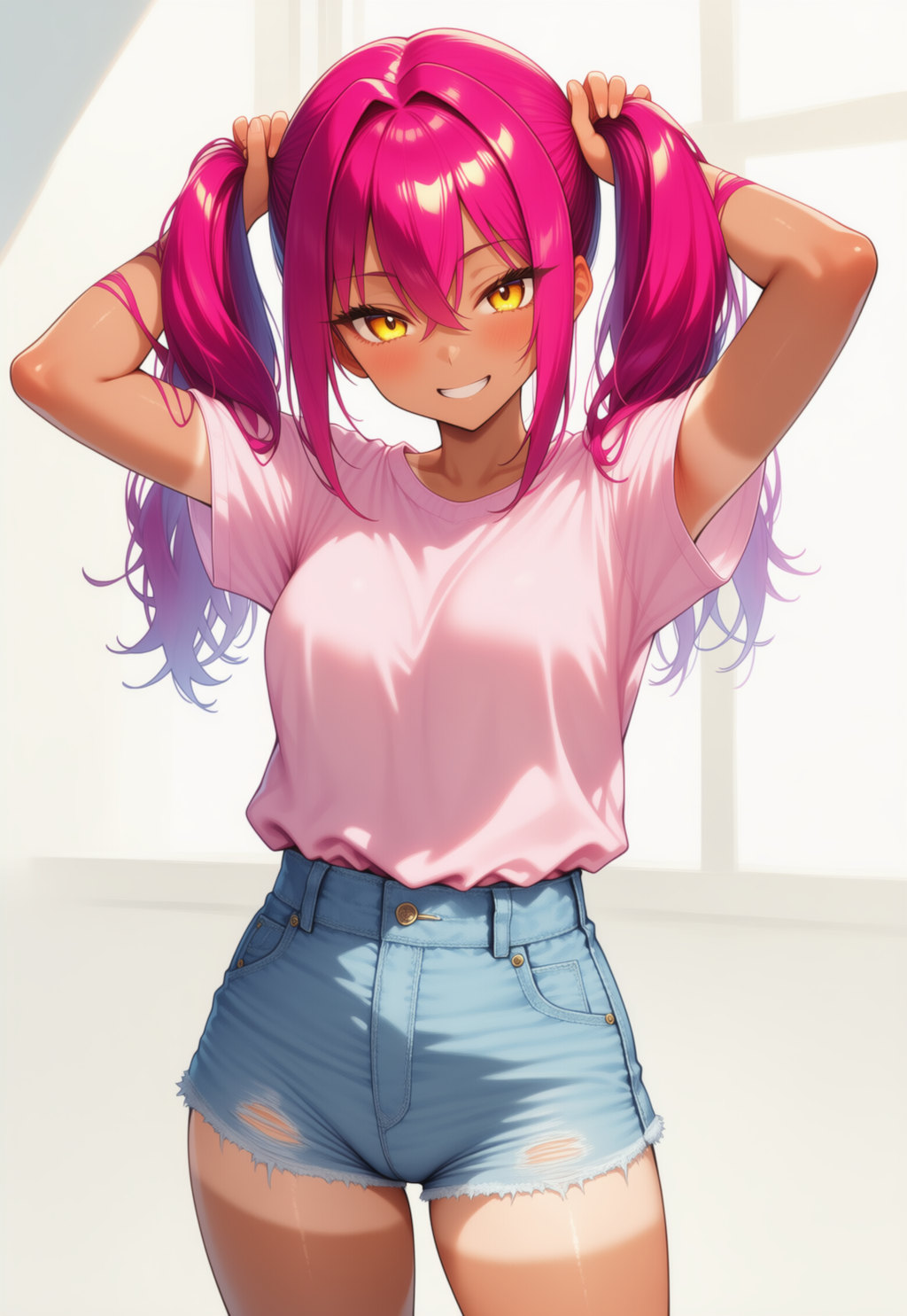手ツインテールの渚沙ちゃん