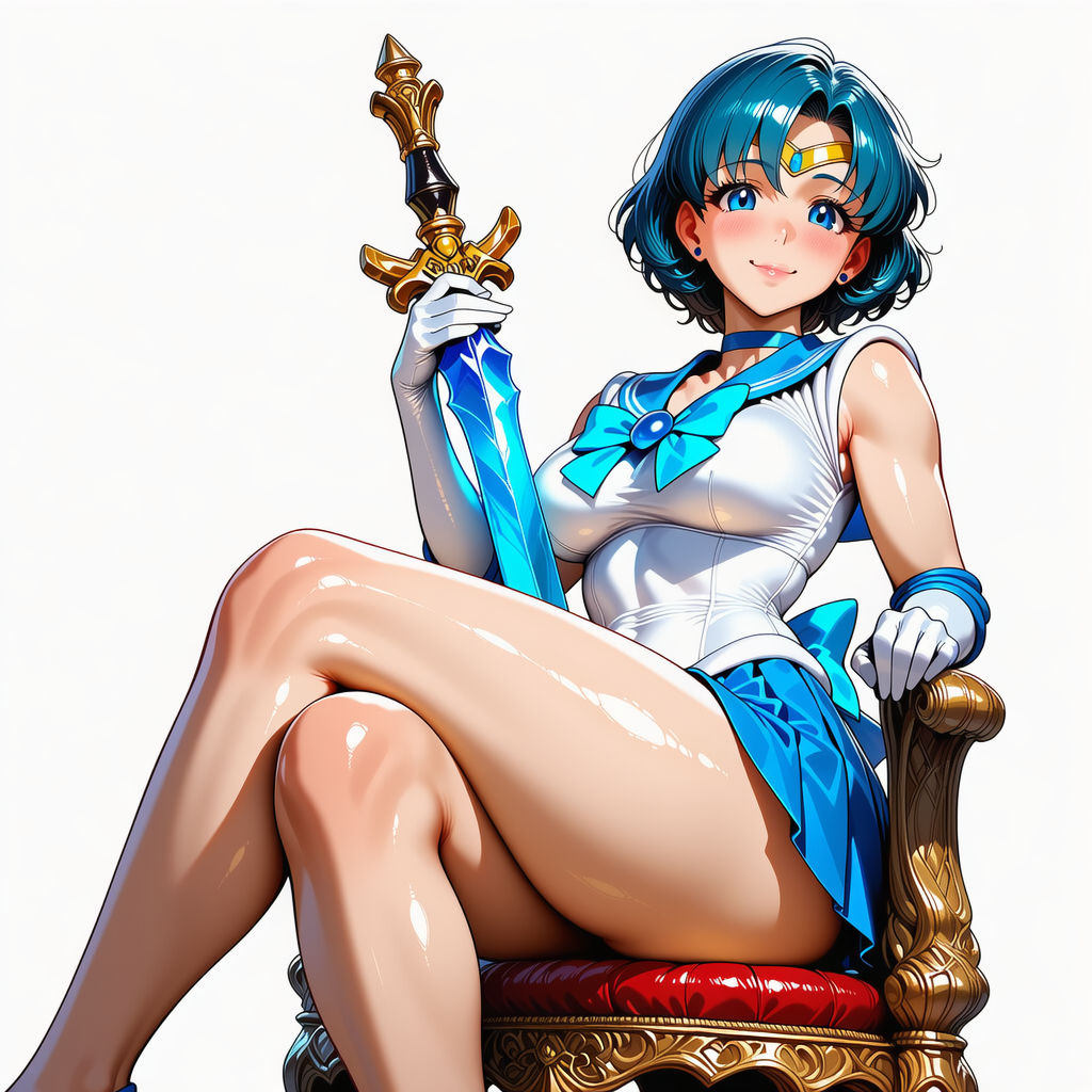 マーキュリー亜美さんのCG集は絶賛発売中ですの