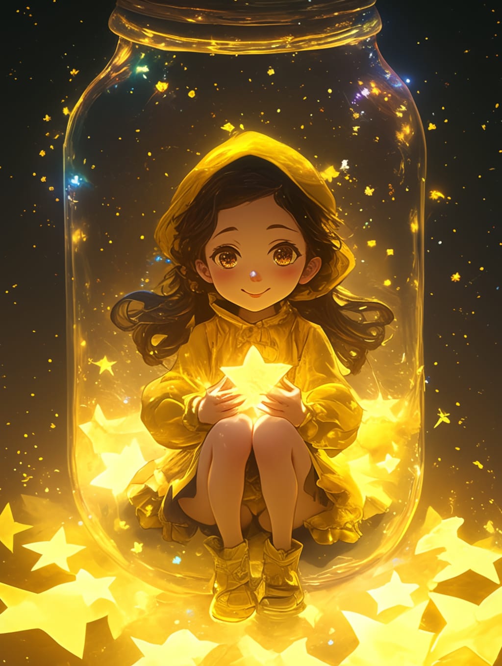 「瓶詰の少女」黄80