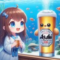 水族館を楽しむ小さな女の子 4枚目