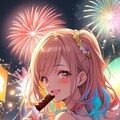 夏祭りの女の子 3枚目