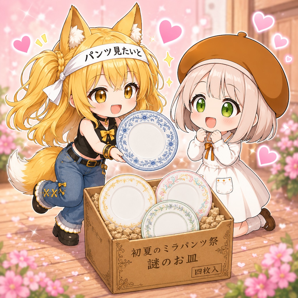 謎のお皿（4枚）が届きました！