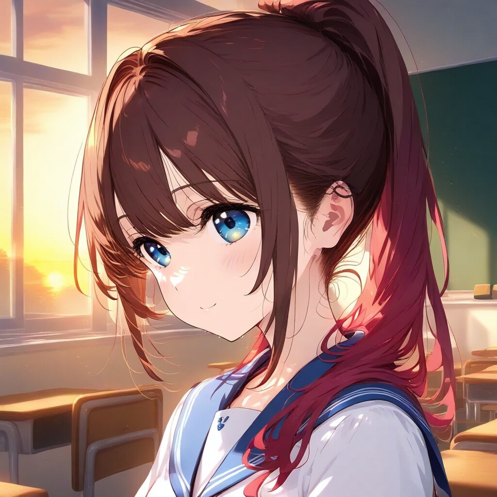 放課後のポニテちゃん