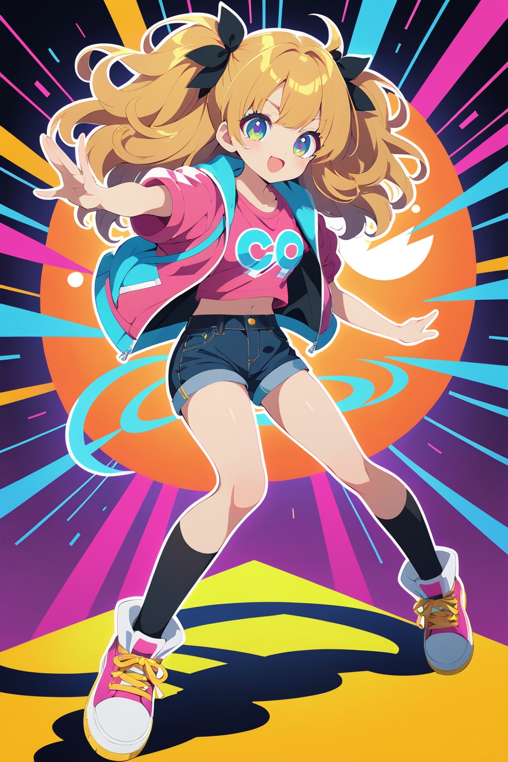 ハイテンション・オン・ザ・ステージ！✨🎀🎧 | の人気AIイラスト・グラビア
