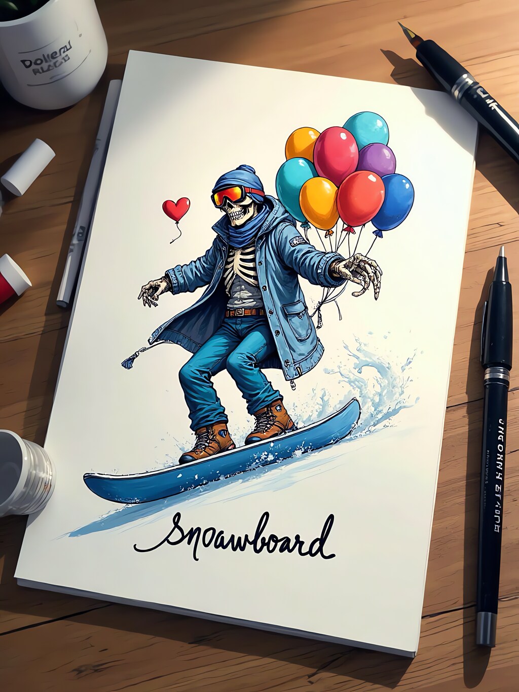 スカル💀マン❤️スノーボードコレクション