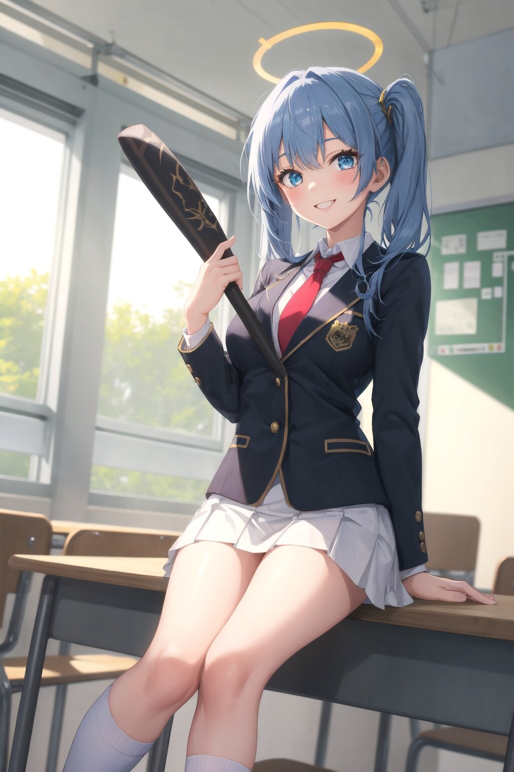 新しいバットだよ！ドクロちゃん！