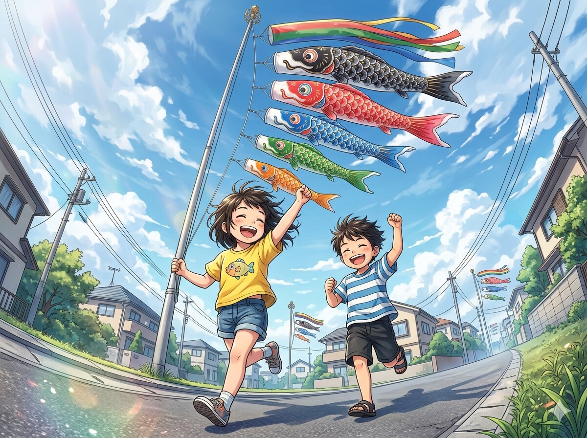 こどもの日 | の人気AIイラスト・グラビア