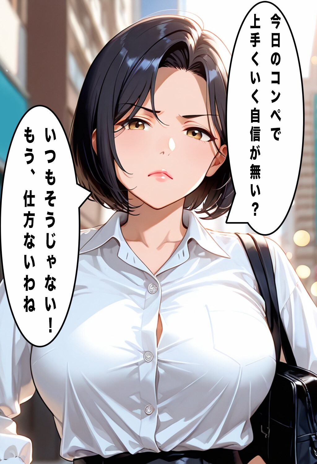 コンペに緊張する部下へのご褒美