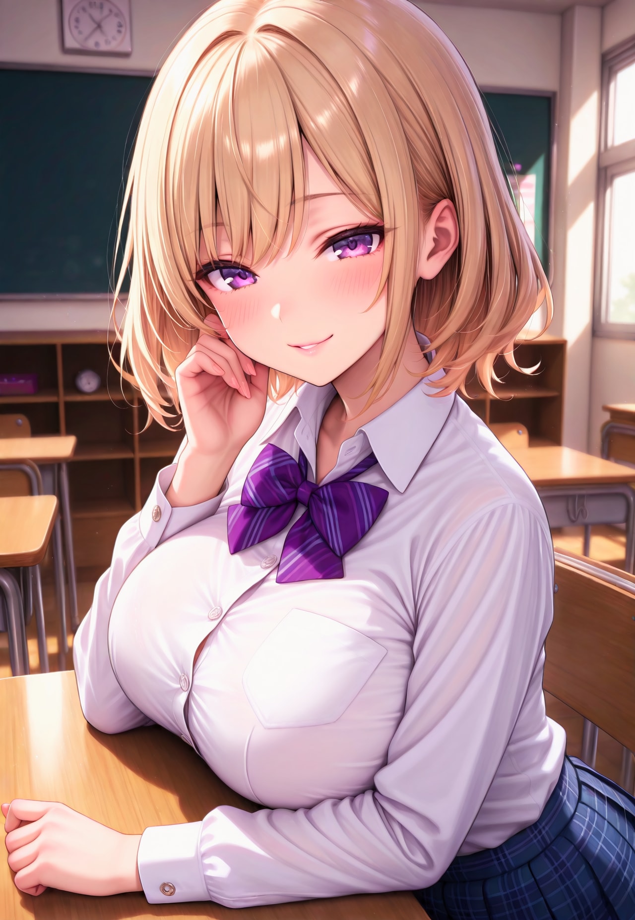 277（机に乗せてる）