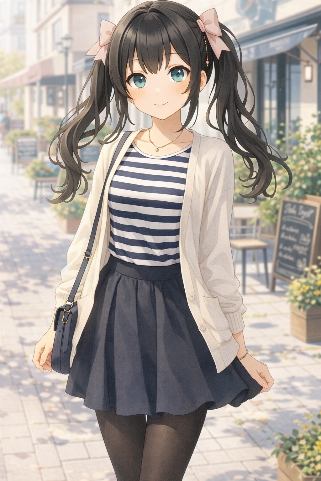 春の街角×ボーダーファッション【1/3】