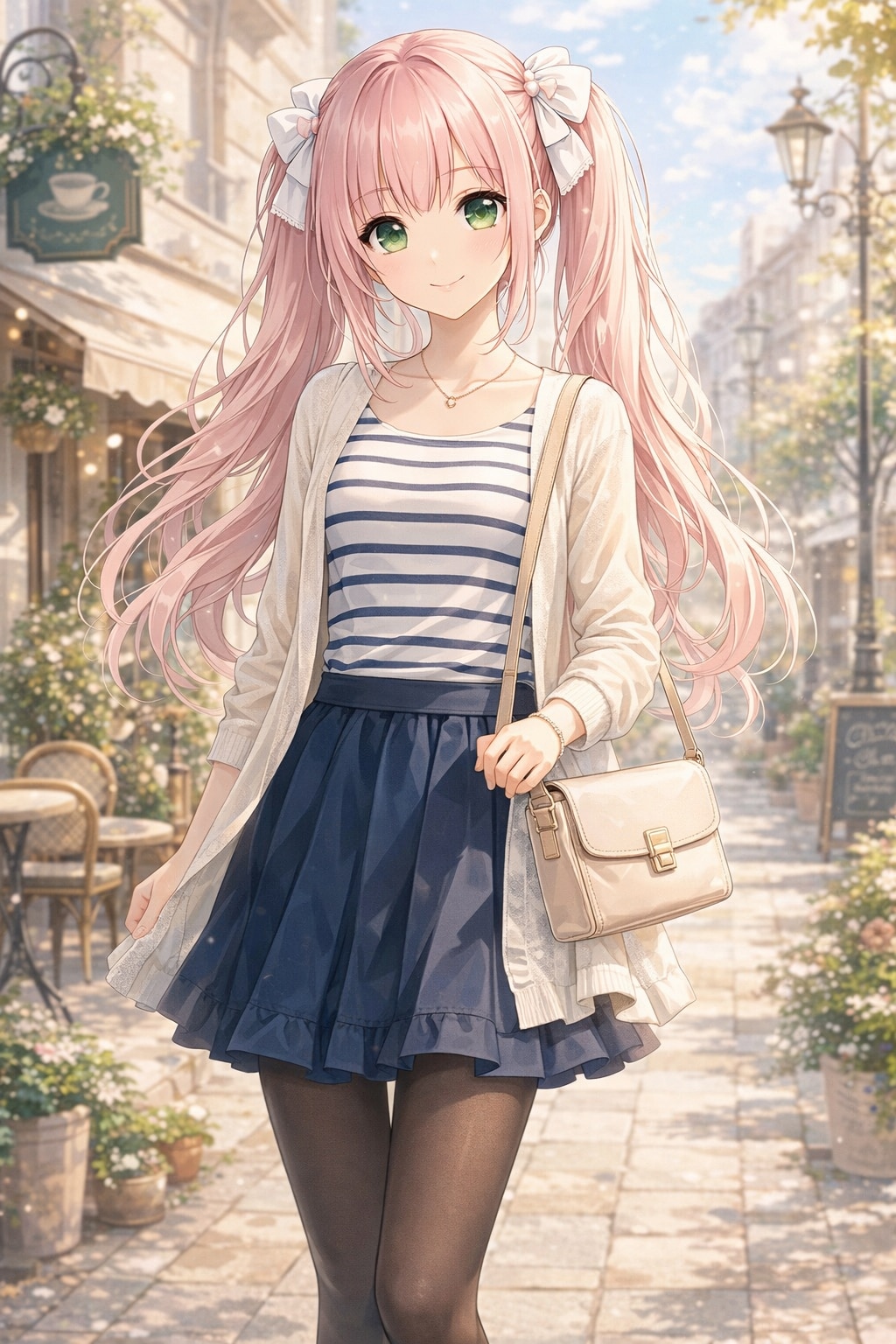 春の街角×ボーダーファッション【1/3】