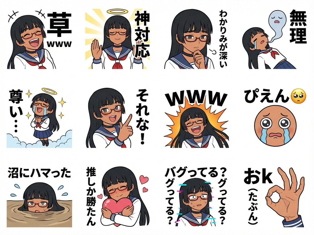 香織姉ちゃんLINEスタンプ発売（嘘）