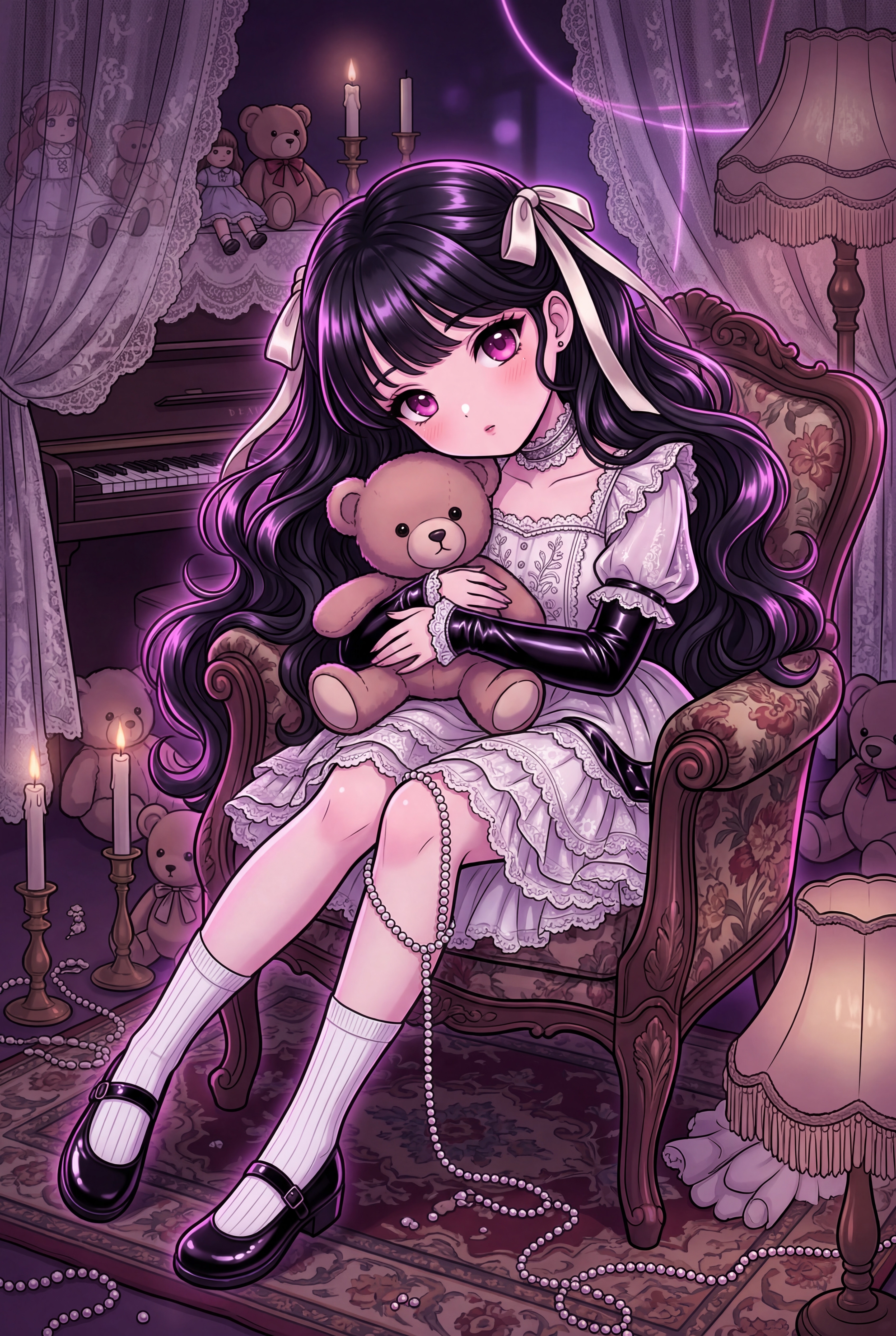 夢織りの眠れる少女 | の人気AIイラスト・グラビア