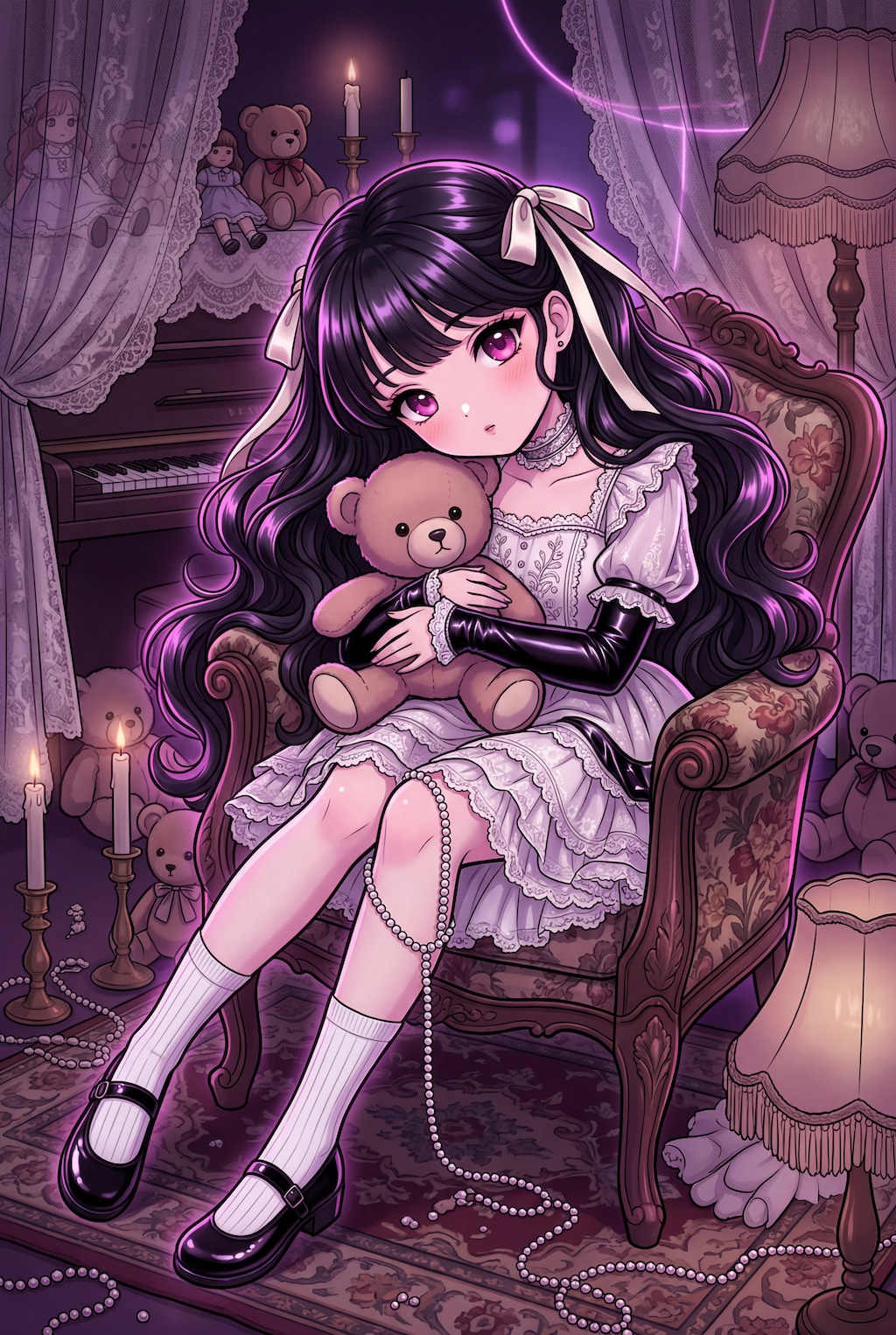 夢織りの眠れる少女