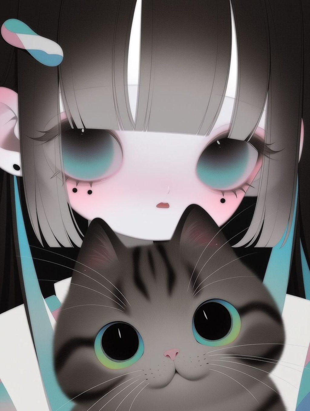nijiのピンク＆ブラック