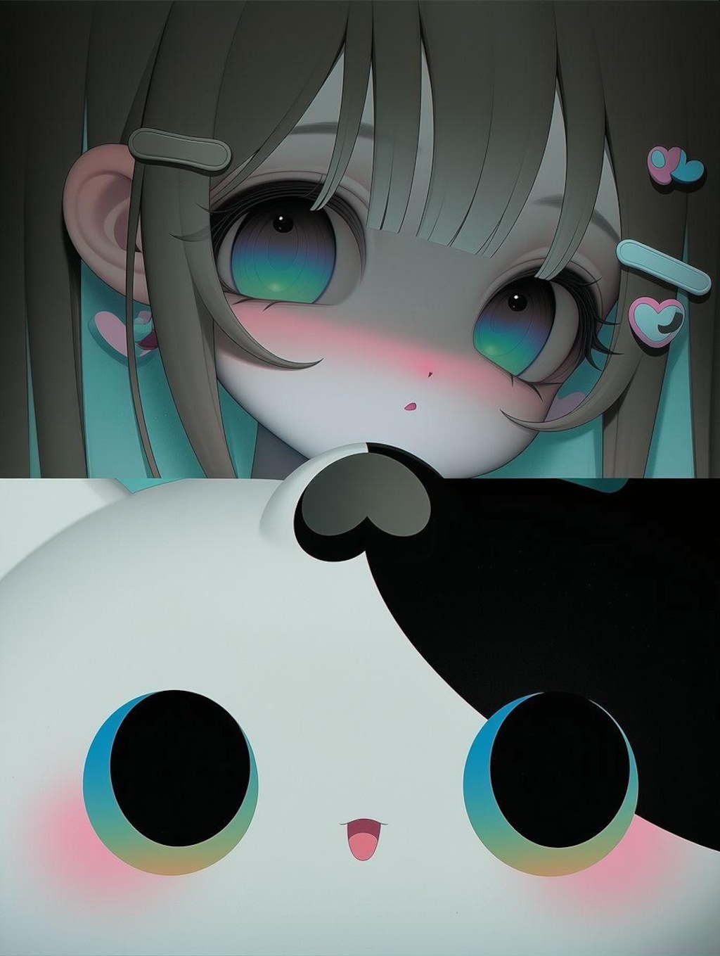 nijiのピンク＆ブラック