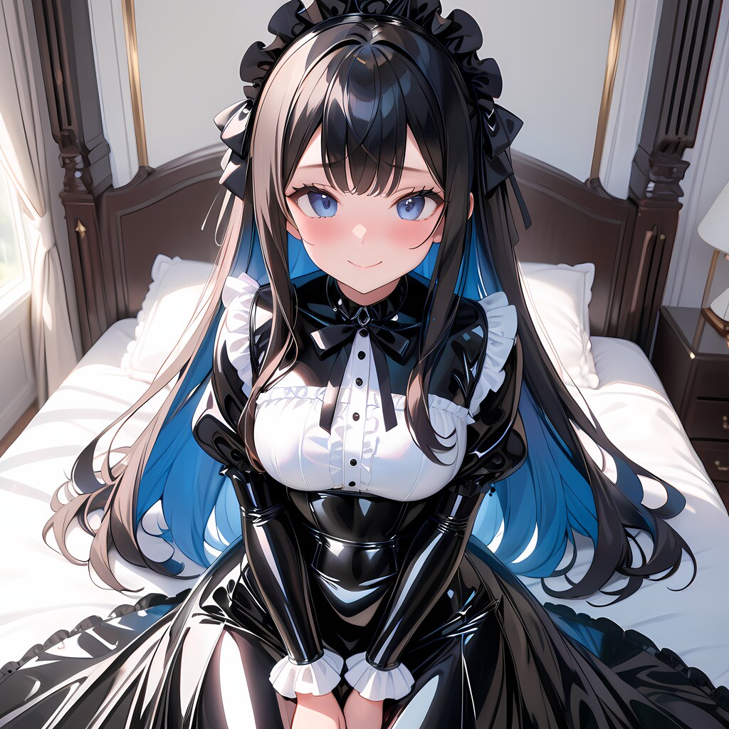 黒エナメルゴスロリ