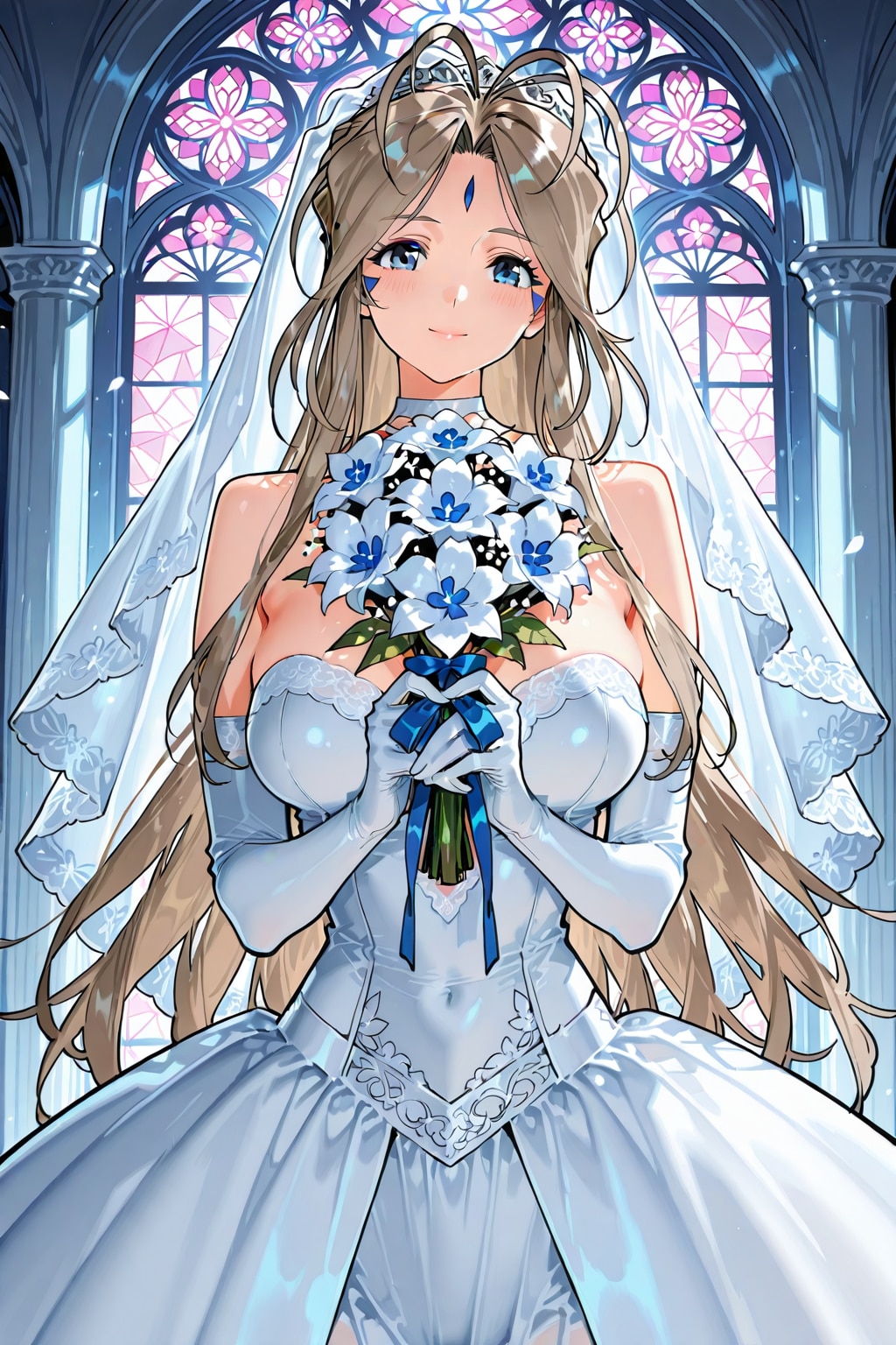 リメイク版　ウェディングドレス姿のベルダンディー その1