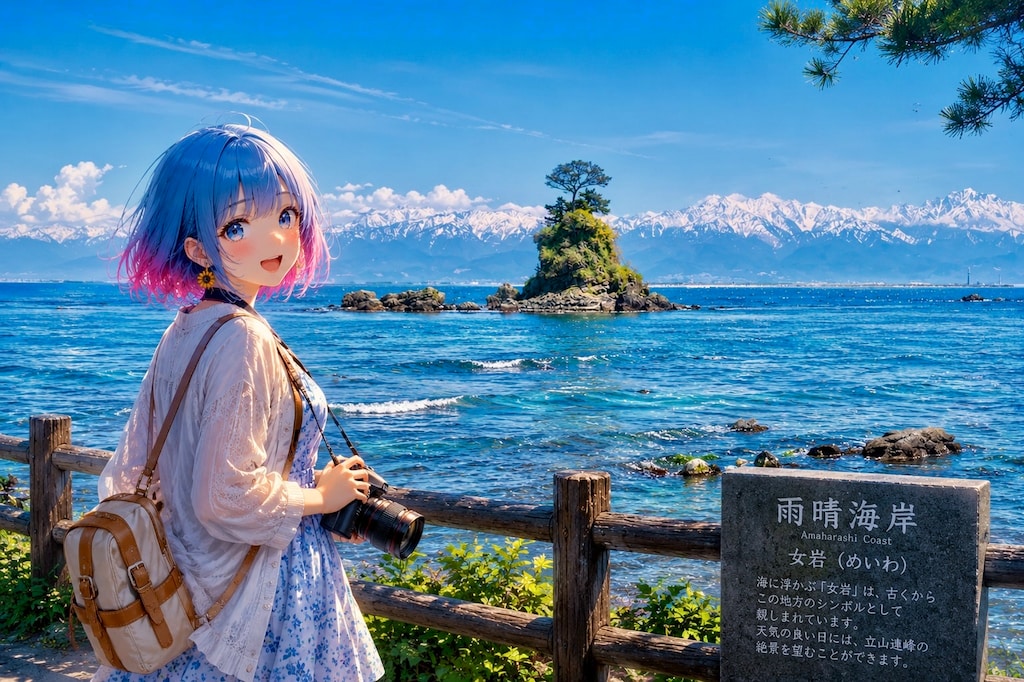 🌊雫ちゃん旅日記 Vol.6🌊 📍雨晴海岸