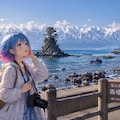 🌊雫ちゃん旅日記 Vol.6🌊 📍雨晴海岸 2枚目