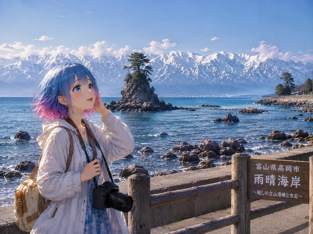 🌊雫ちゃん旅日記 Vol.6🌊 📍雨晴海岸