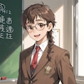 【固定うちの子紹介】眼鏡三つ編みの世界へようこそ！ 4枚目