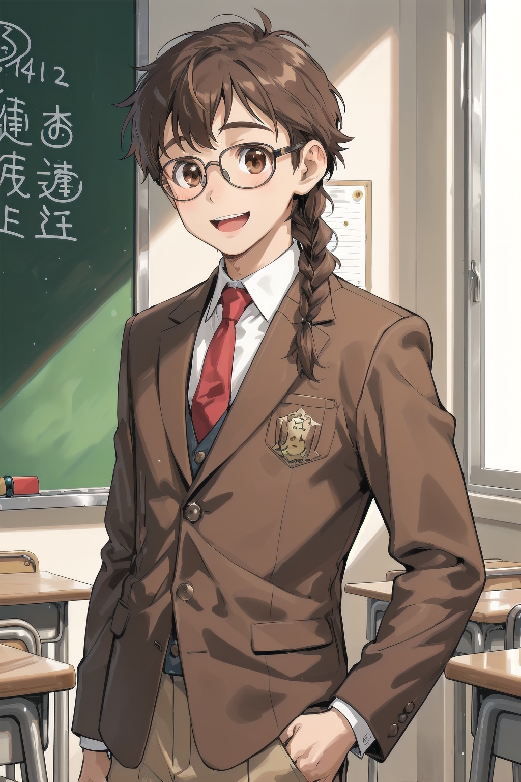 【固定うちの子紹介】眼鏡三つ編みの世界へようこそ！