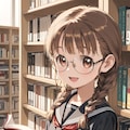 【固定うちの子紹介】眼鏡三つ編みの世界へようこそ！ 2枚目